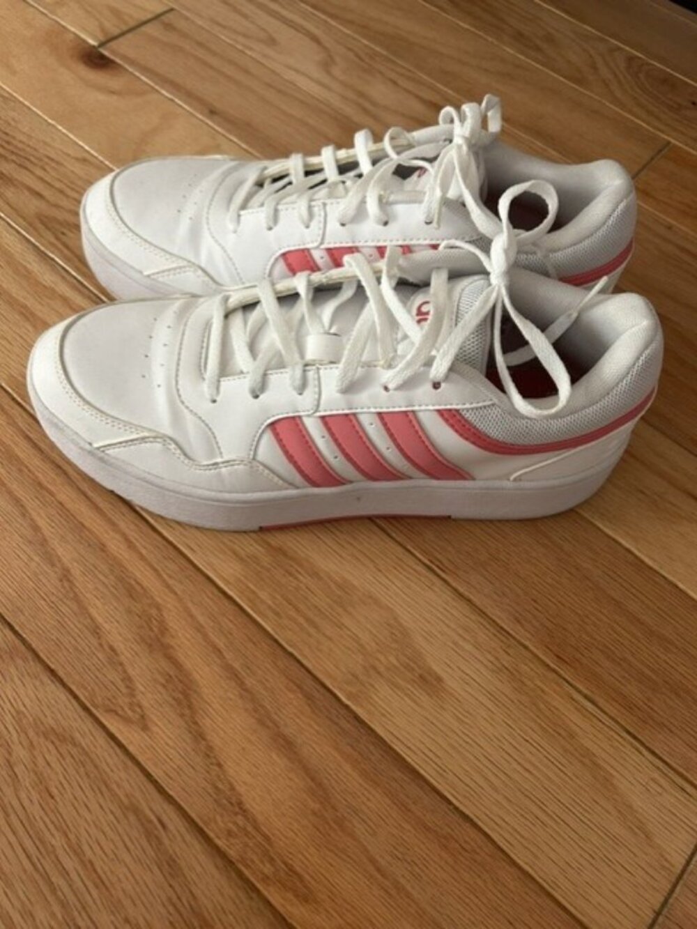 Adidas white & pink shoes women’s